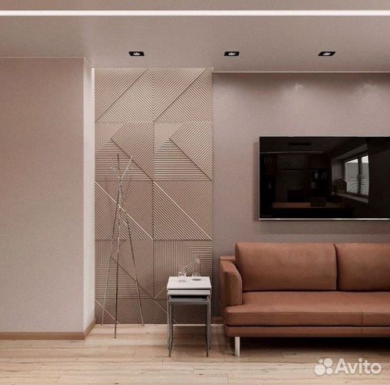 3D гипсовые панели консол