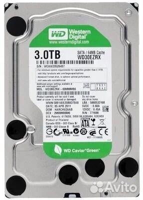 Жесткие диски WD, Seagate 3тб