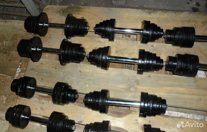 Гантели разборные от 5кг/пара, до 50кг/пара