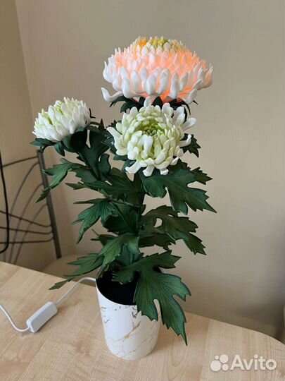 Светильник-ночник Хризантема из изолона