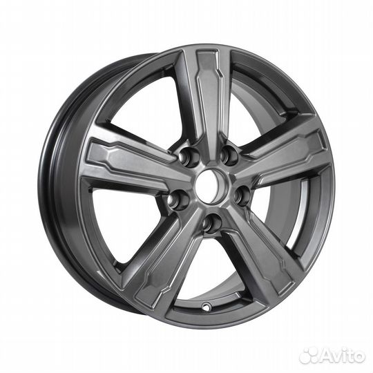 Литые диски 6.5x16 5x105 56.6 ET38 кик Оклахома дарк платинум