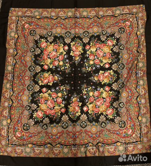 Павловопосадская шаль Славянка 18