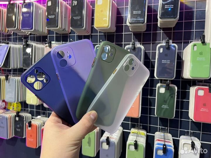 Силиконовый чехол для Apple iPhone/разные цвета