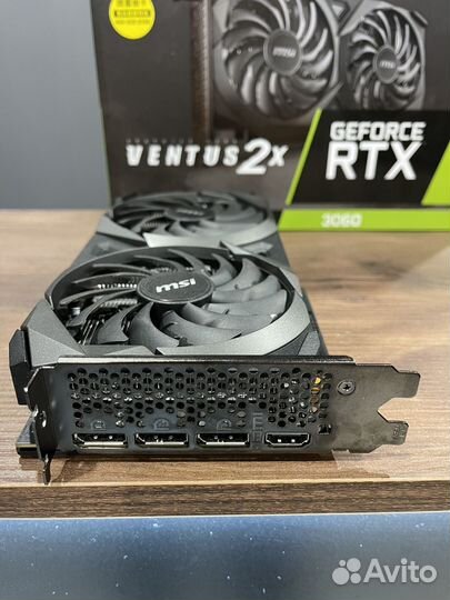 Видеокарта RTX 3060 MSI Ventus 12GB