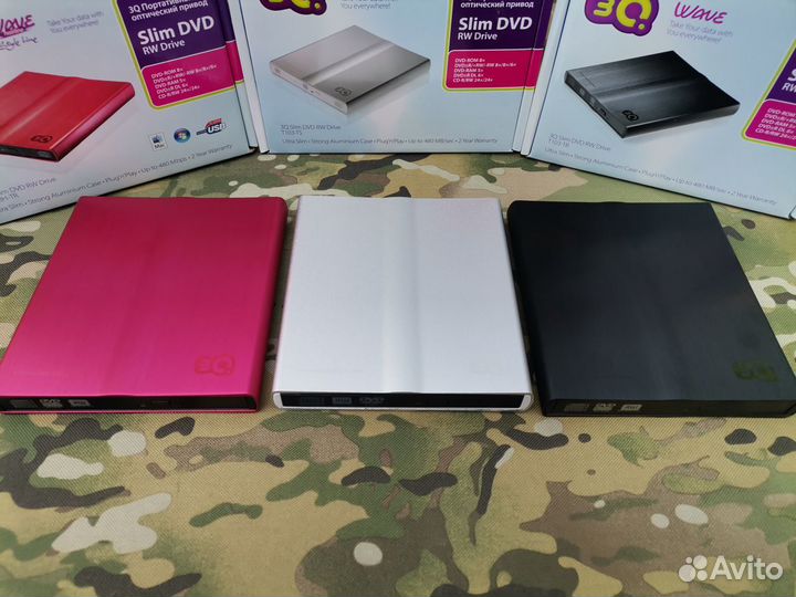 Металлический USB DVD+RW / Blu-Ray R / RE