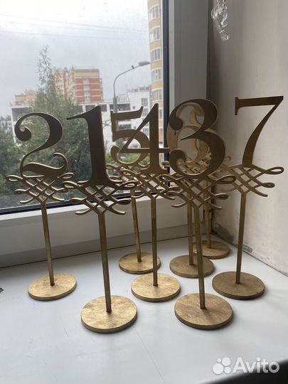 Нумерация столов