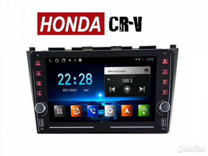 Topway ts10 Honda CR-V3 LTE CarPlay 3/32gb