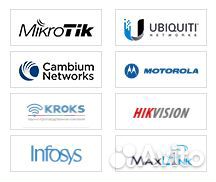 Сетевое оборудование MikroTik, Ubiquiti, Cambium