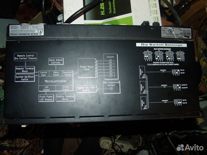Middle Atlantic 6-Step Power Sequencer PDS-615R