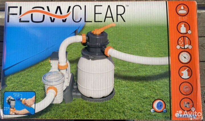 Песочный фильтр-насос 5куб