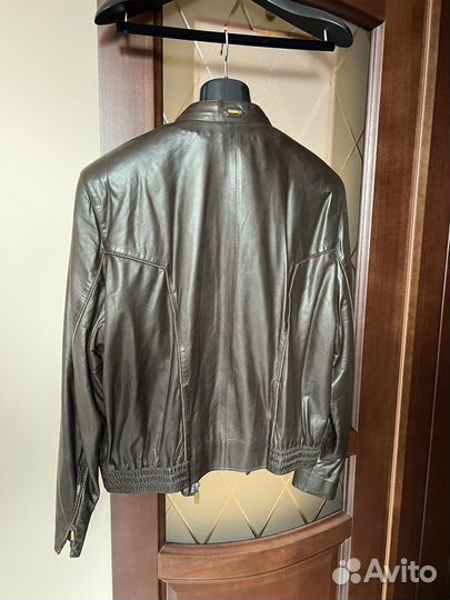 Куртка кожаная zilli новая оригинал 56-58