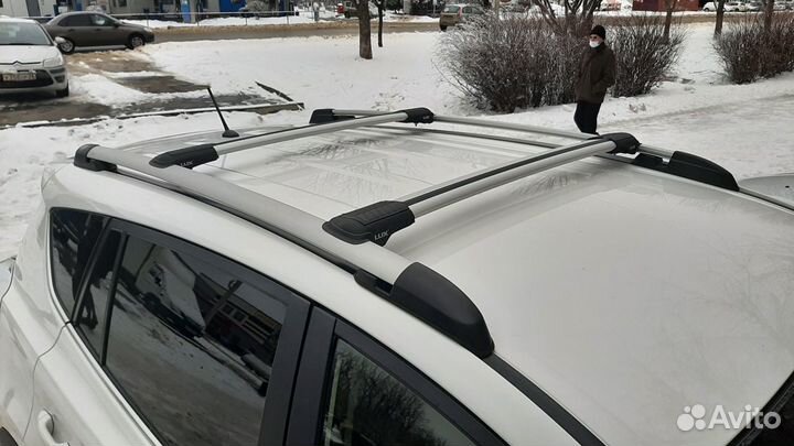 Рейлинги на крышу Тойота RAV4 (40), серые