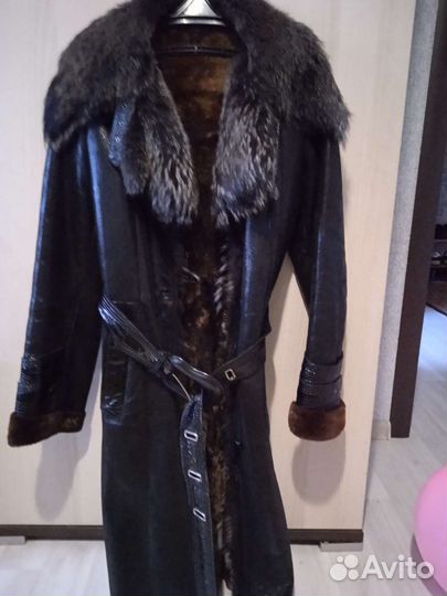 Дубленка натуральная женская 44 46