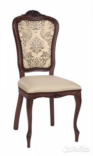 Стул Виконт (тон 317+патина чёрная/Агата серая)