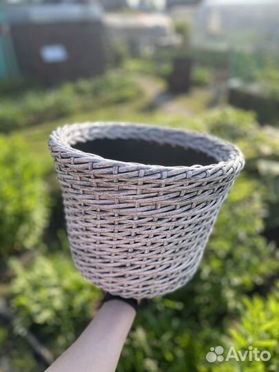 Кашпо из ротанга 12 литров