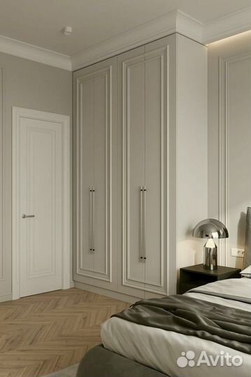 Современный распашной шкаф