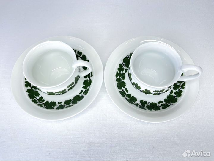 Фарфоровая кофейная пара Meissen