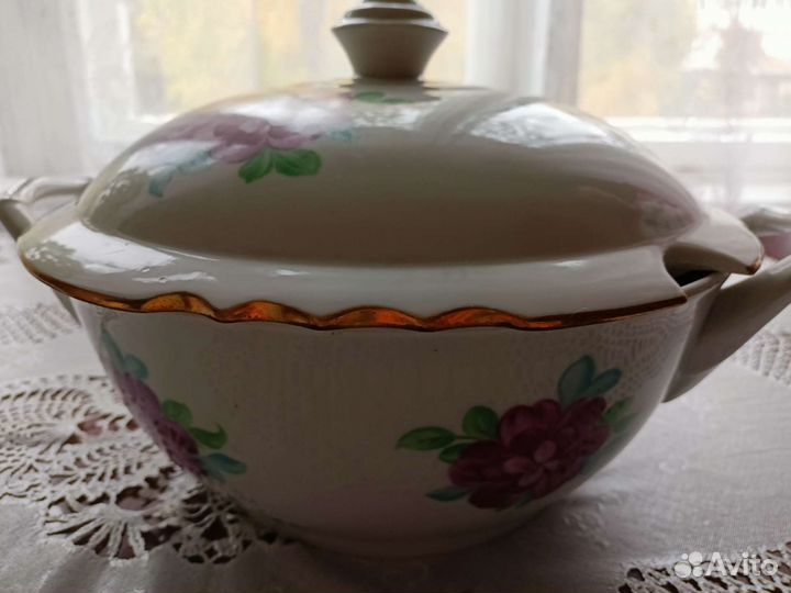 Супница фарфор ссср,Дулево
