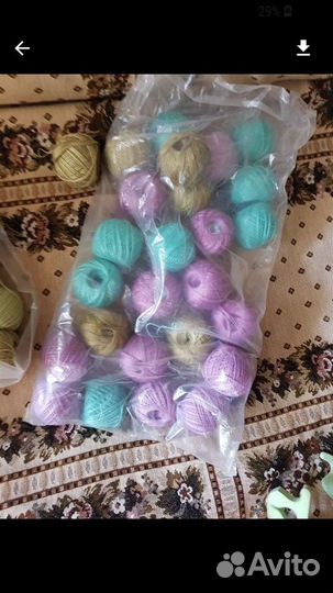 Нитки СССР,для вязания крючком