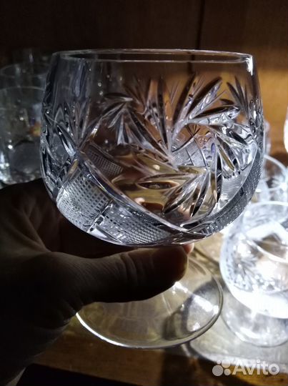 Фужеры хрустальные