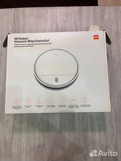 Робот пылесос xiaomi mi robot vacuum mop essential