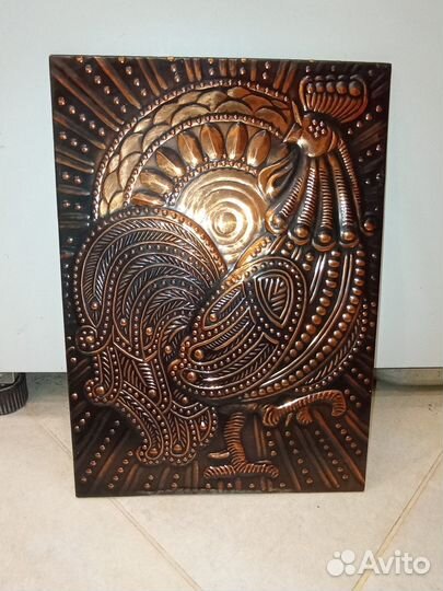 Картина медная Жар-птица