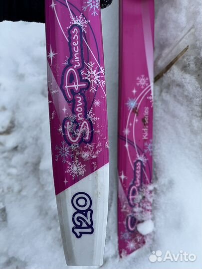 Лыжи детские для девочки
