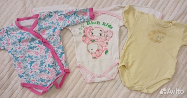 Детские вещи на девочку пакетом 56 62 68
