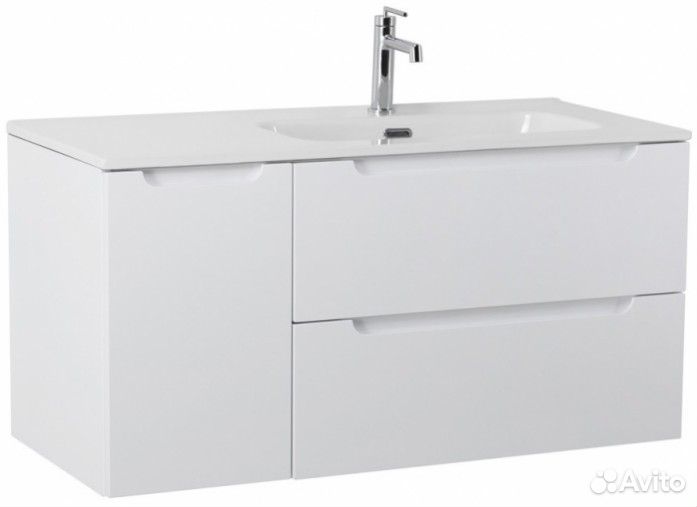 Мебель для ванной BelBagno Etna-1000-BB1000ETL-R Bianco Lucido