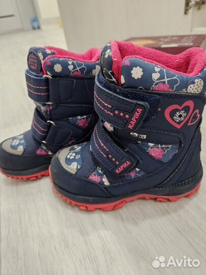 Ботинки зимние детские kapika 25