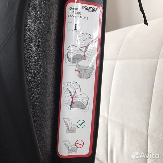 Автокресло Sparco corsa группа 0+/1 (0-18 кг)