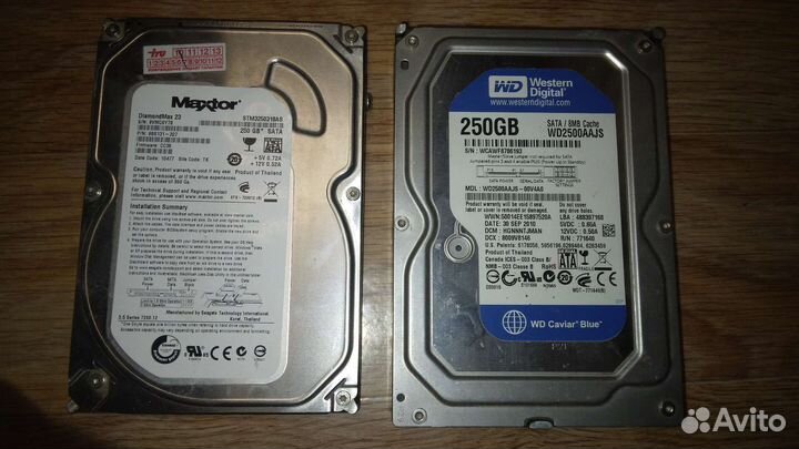 Жесткий диск 250гб