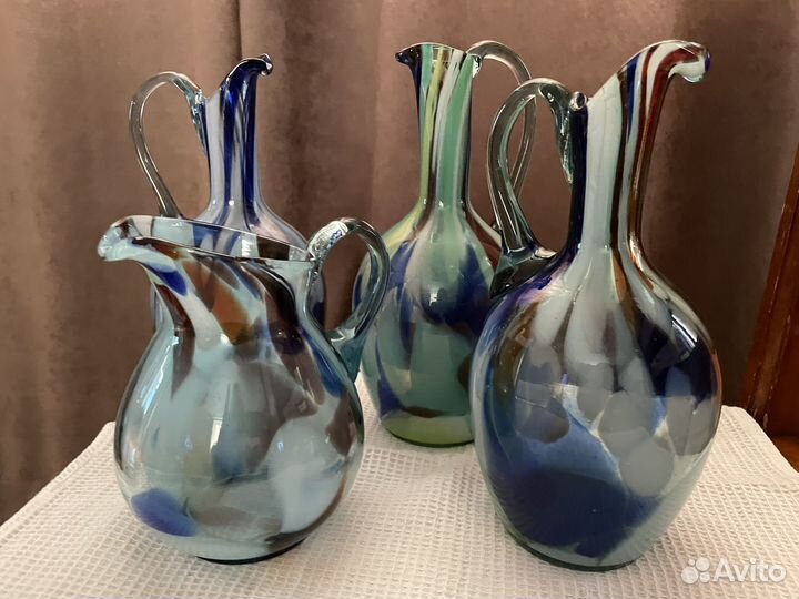 Вазы фарфоровые, стеклянные