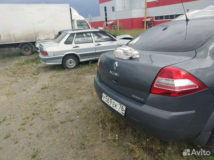 Задний бампер рено renault меган 2 седан