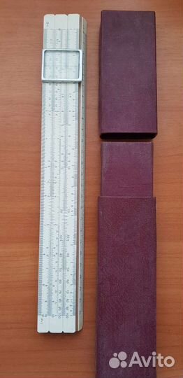 Готовальня СССР У10-Л. Логарифмическая линейка