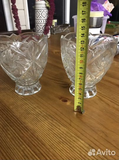 Конфетница СССР хрусталь