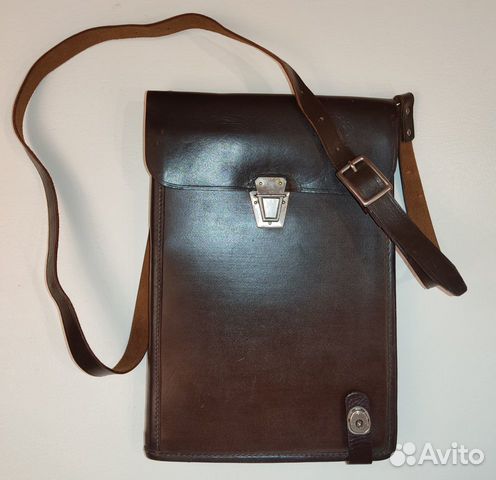 Сумка - Планшет офицерский кожаный 1966 год СССР