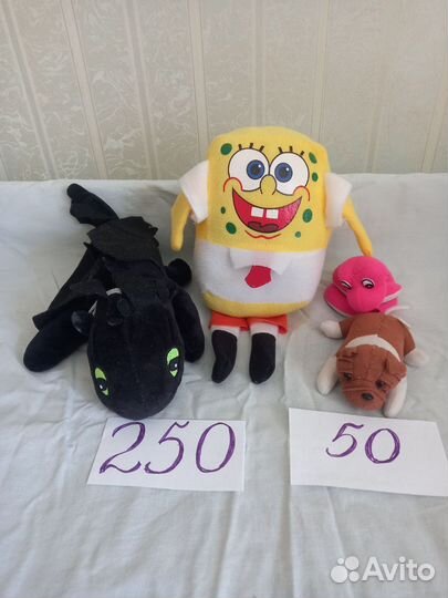 Игрушки мягкие новые