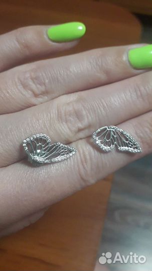 Серебряные серьги