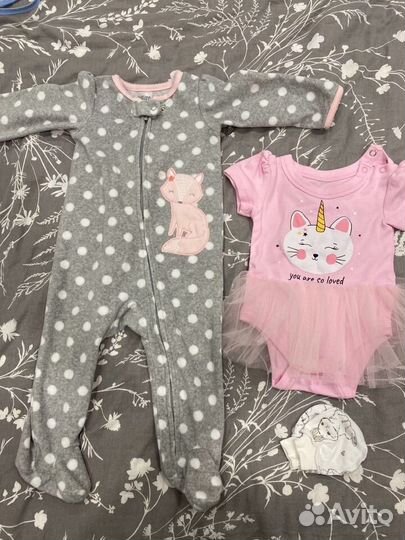 Пакет вещей для девочки 62 68 74 80