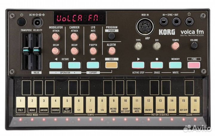 Цифровой FM-синтезатор Korg Volca FM