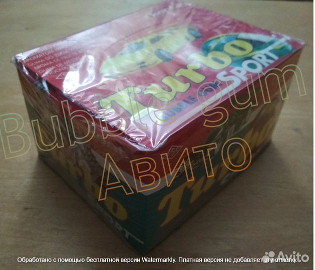 Запечатанный блок жвачка Turbo Kent sport 71-140
