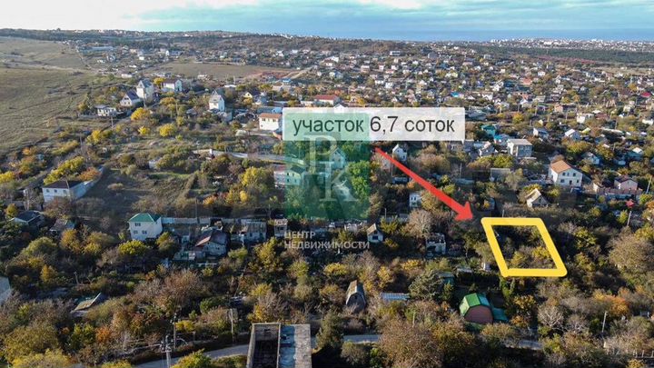 Участок 6,7 сот. (СНТ, ДНП)