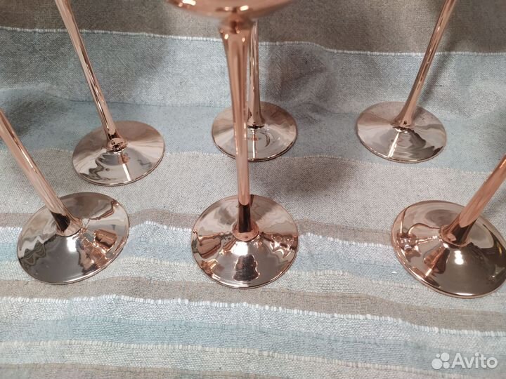 Бокалы для шампанского 6 штук