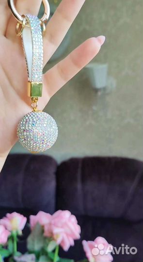 Брелок со стразами
