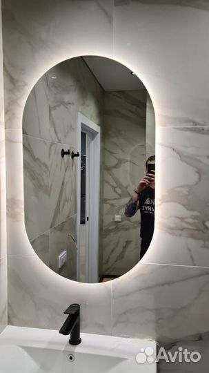 Зеркало с подсветкой разных форм