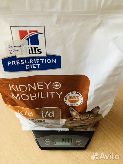 Корм для кошек Hills k/d j/d