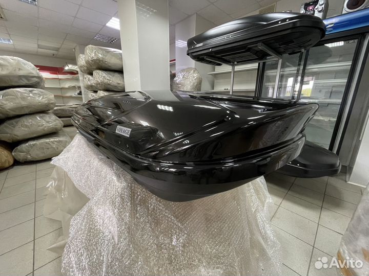 Автобокс Voyage X 500л 218см цвет Черный глянец