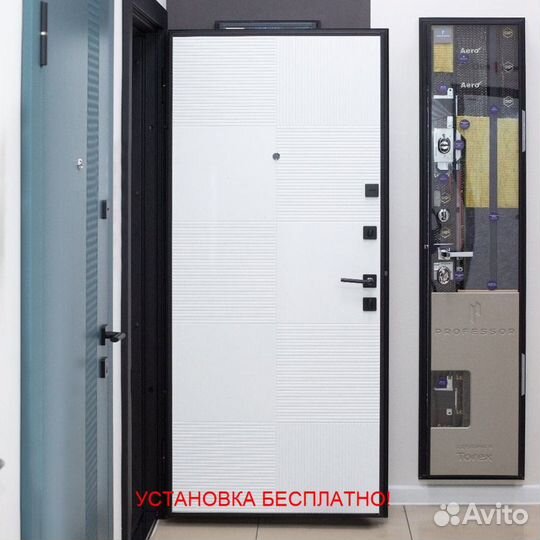 Входная дверь в квартиру с установкой