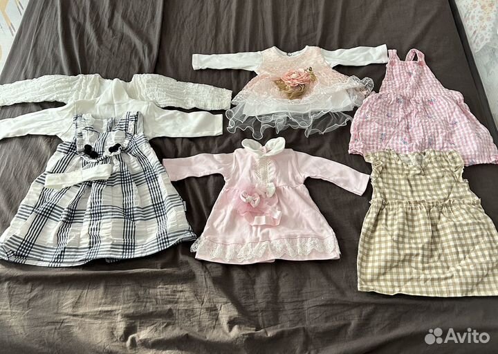 Пакет детских вещей на девочку 62-74